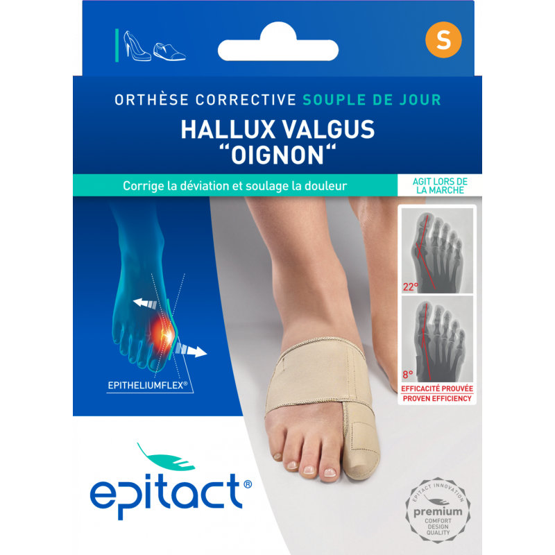 Orthèse corrective Hallux Valgus souple de jour Epitact