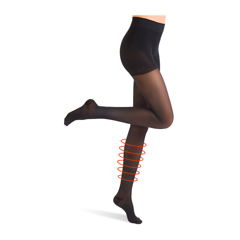Collant de contention microvoile femme - classe III