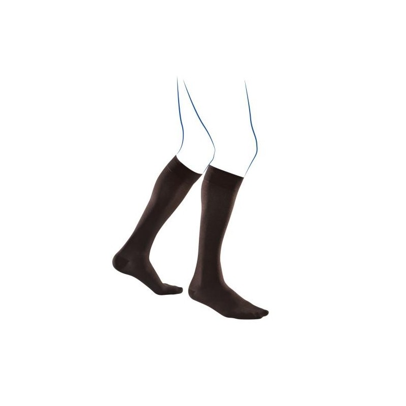 Chaussettes de contention Venoflex City confort fil d'Écosse homme - classe II - pieds longs
